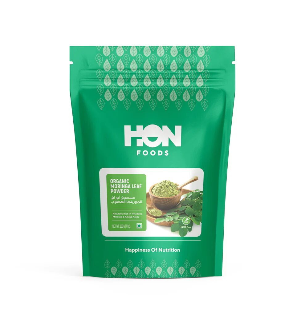 image.png HON FOODS Organic Moringa Powder 200g - Image 1