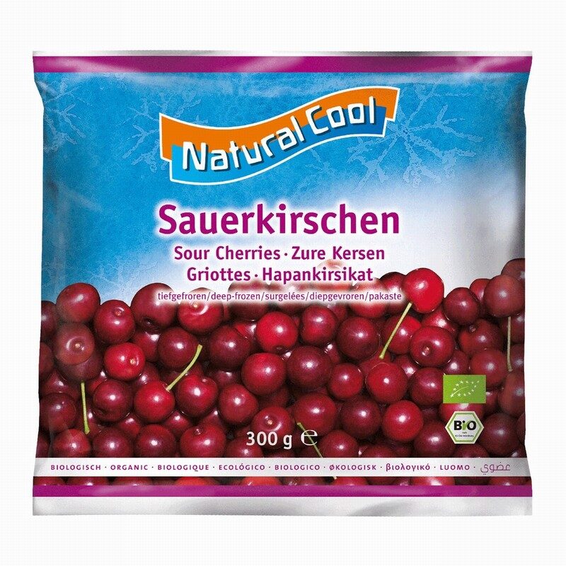 image.png NATURAL COOL Organic Sour Cherries 300g - Image 1