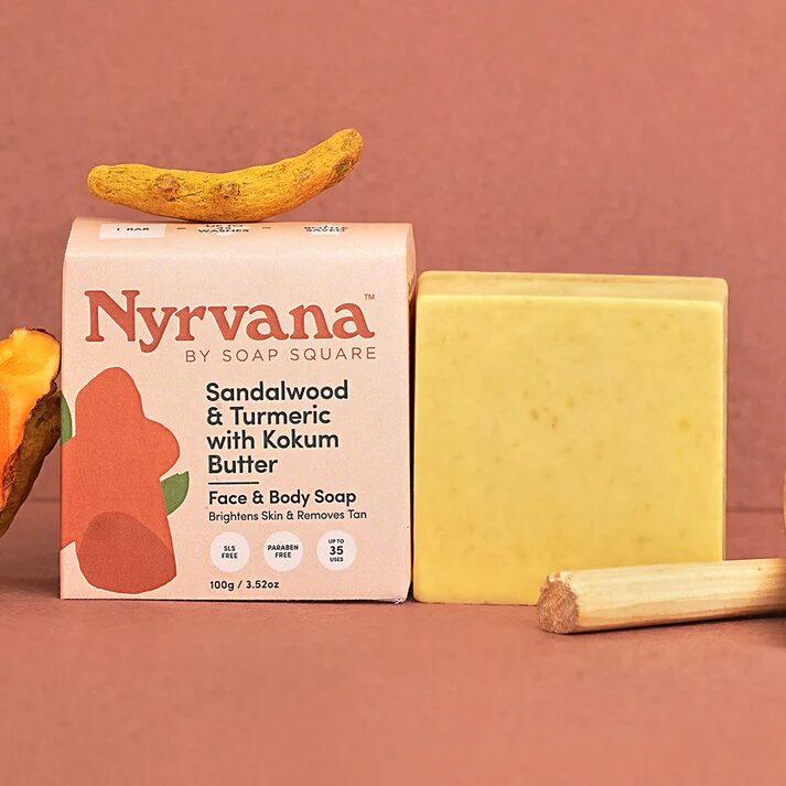 image.png Sandalwood & Turmeric with Kokum Butter Soap - Image 1