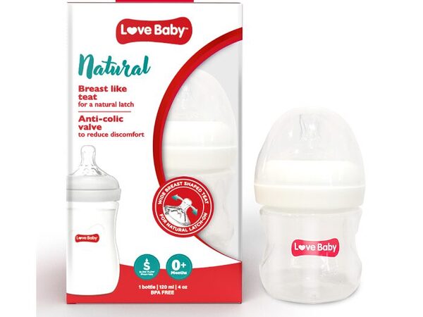 Love Baby Natural Feeding Bottle Slow Flow 120ML