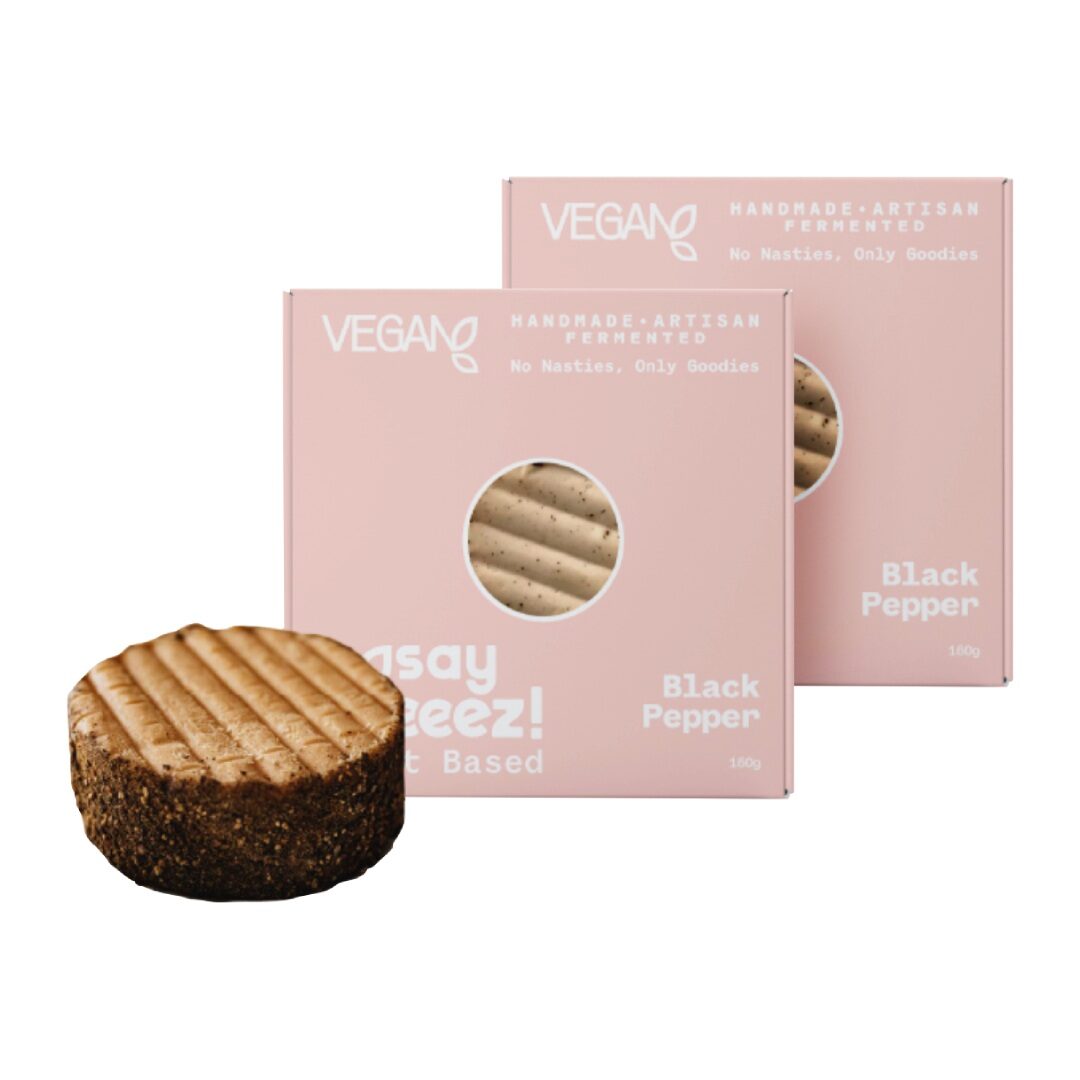 image.png Vegan Cheese Black Pepper 160 g - Image 1
