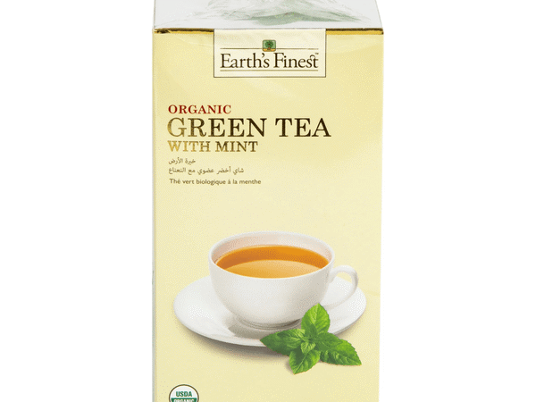 Earth's Finest - Organic Mint Green Tea (25 bags) 37.5g